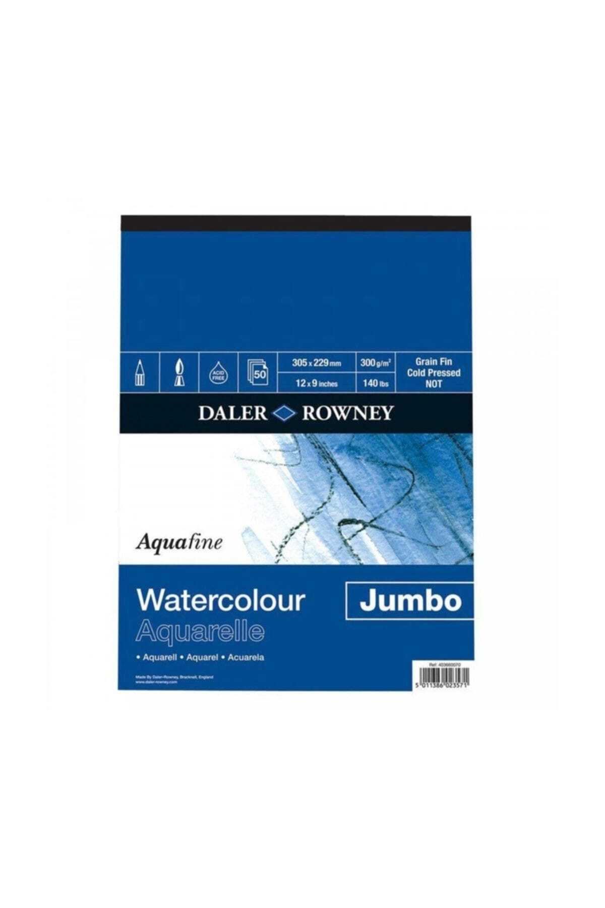 Daler Rowney Aquafine Jumbo Sulu Boya Bloğu 50 Yp 300g 30,5x22,8