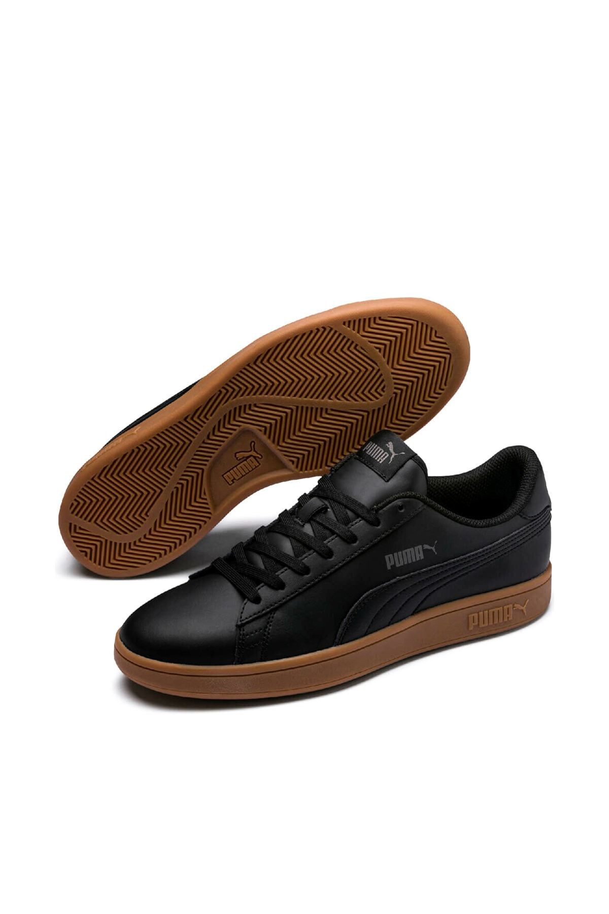puma smash v2 l siyah erkek sneaker ayakkabi fiyati yorumlari trendyol