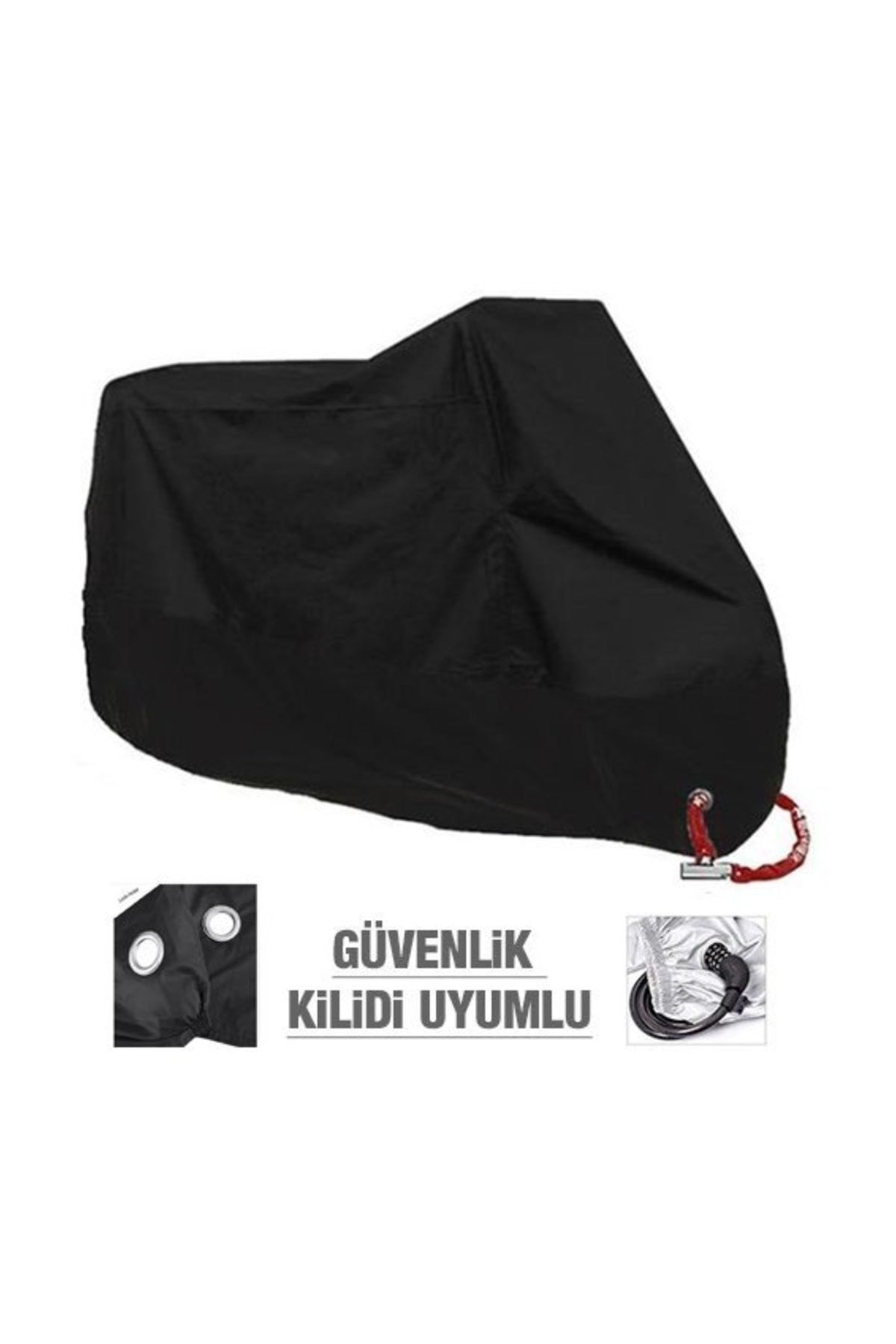 AutoEN Sport Honda Cbr 125R ARKA ÇANTA UYUMLU Branda Motosiklet Brandası Siyah