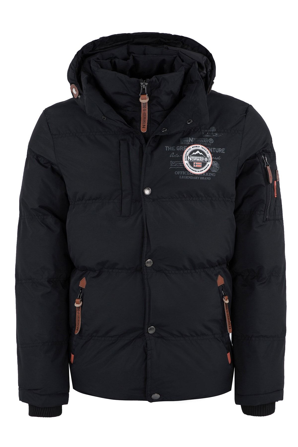 Norway Geographical Erkek Siyah Parka CITERNIER