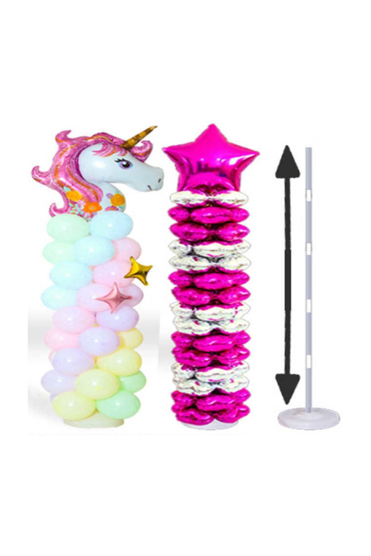 kidspartim Balon Sütun Standı 1,60 cm