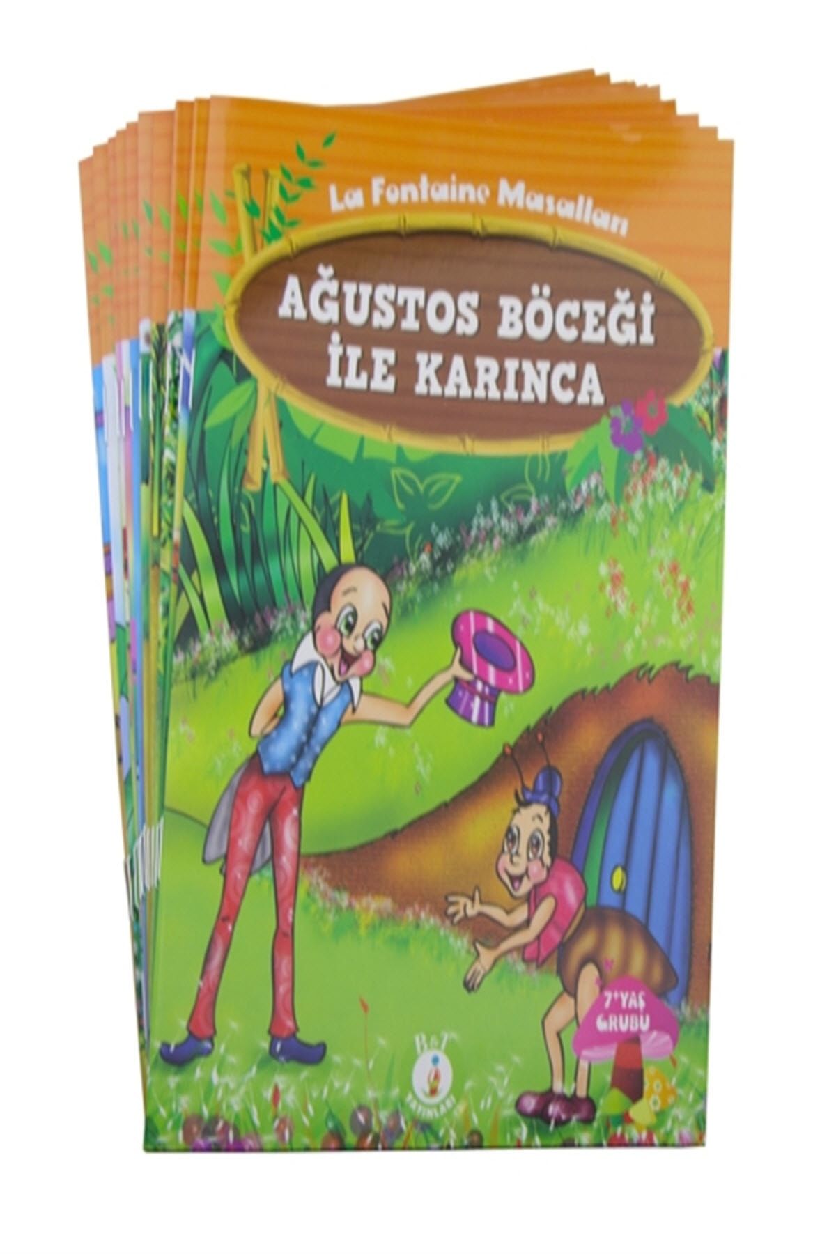 Birleşik Tomurcuk Grubu La Fontaine Masalları 1. ve 2. Sınıflar İçin Düz Yazılı (10 Kitap Takım Küçük Boy)