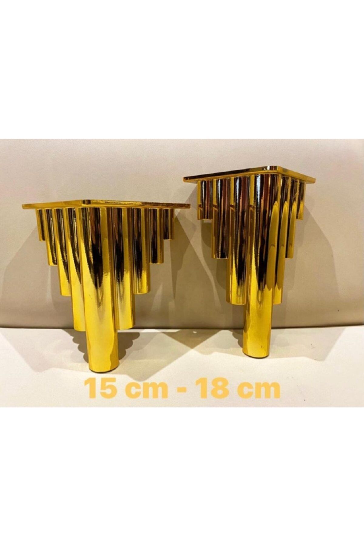 interio ritim plastik mobilya ve koltuk ayagi 18 cm altin gold renk fiyati yorumlari trendyol