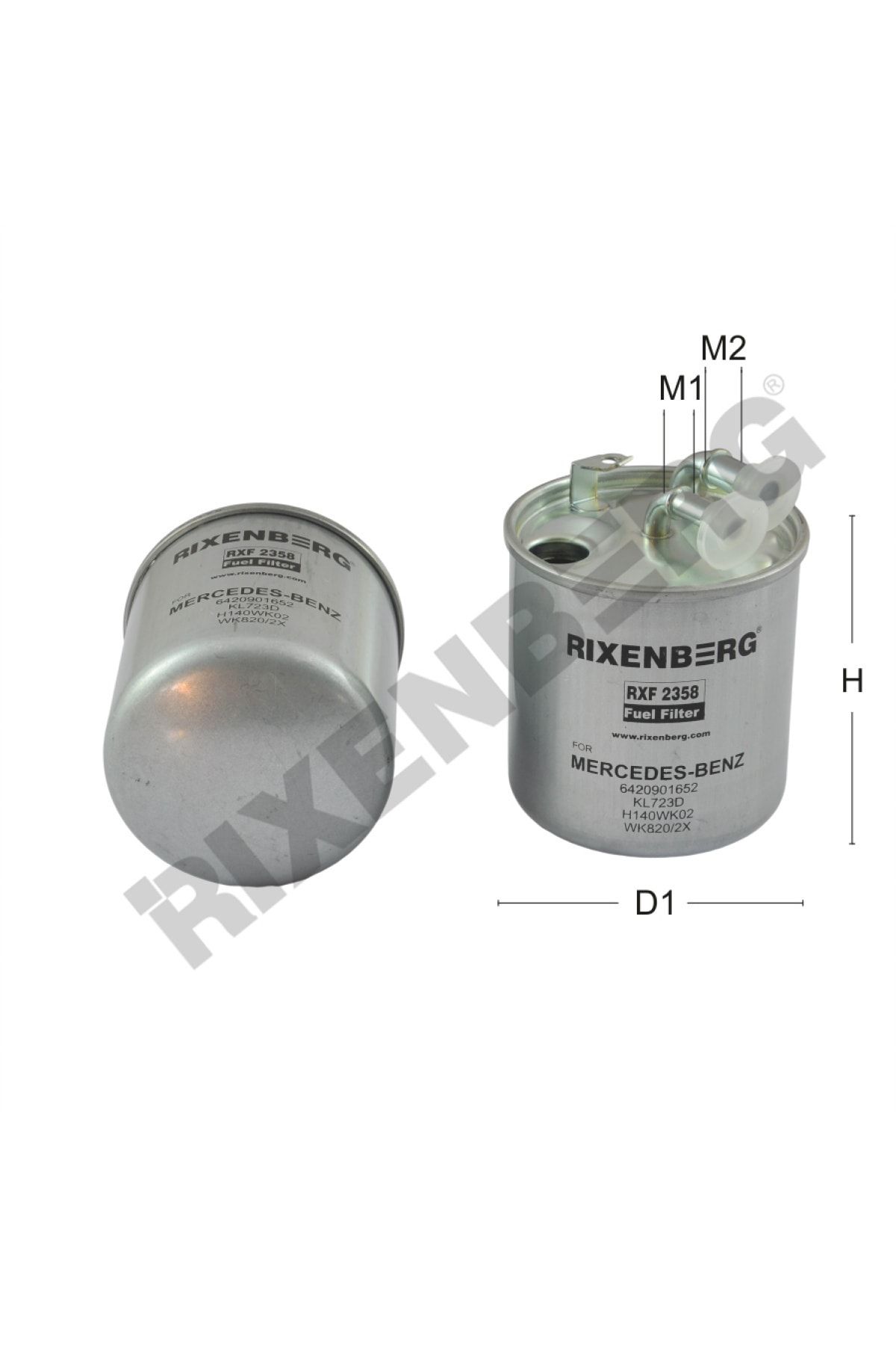 Rixenberg Mercedes-benz A W169 A160cdı- A180cdı- A200cdı (2009-2012) Mazot Filtresi