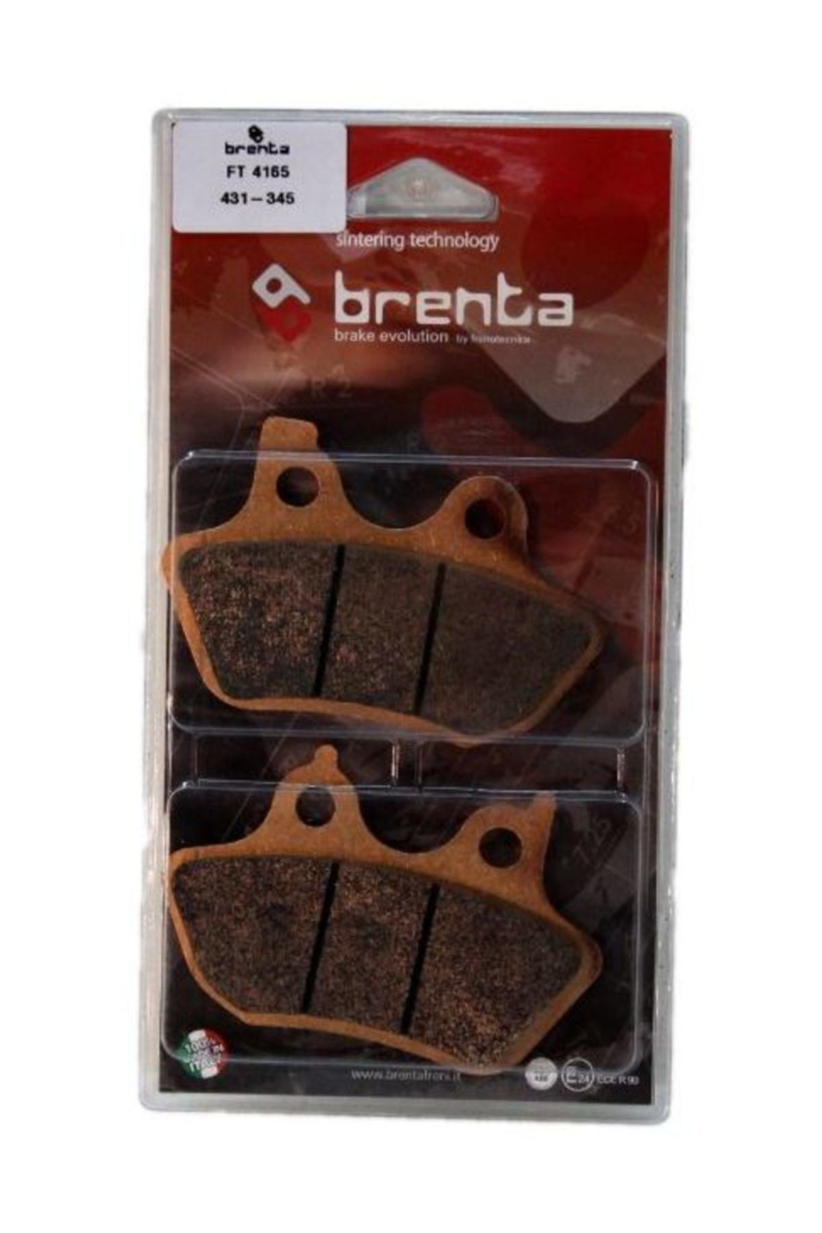 Brenta H.Davidson Electra Glıde Ultra Classıc Flhtcuı 1450 Disk Sinter Metal Fren Ön Balata /Arka 2000-2006