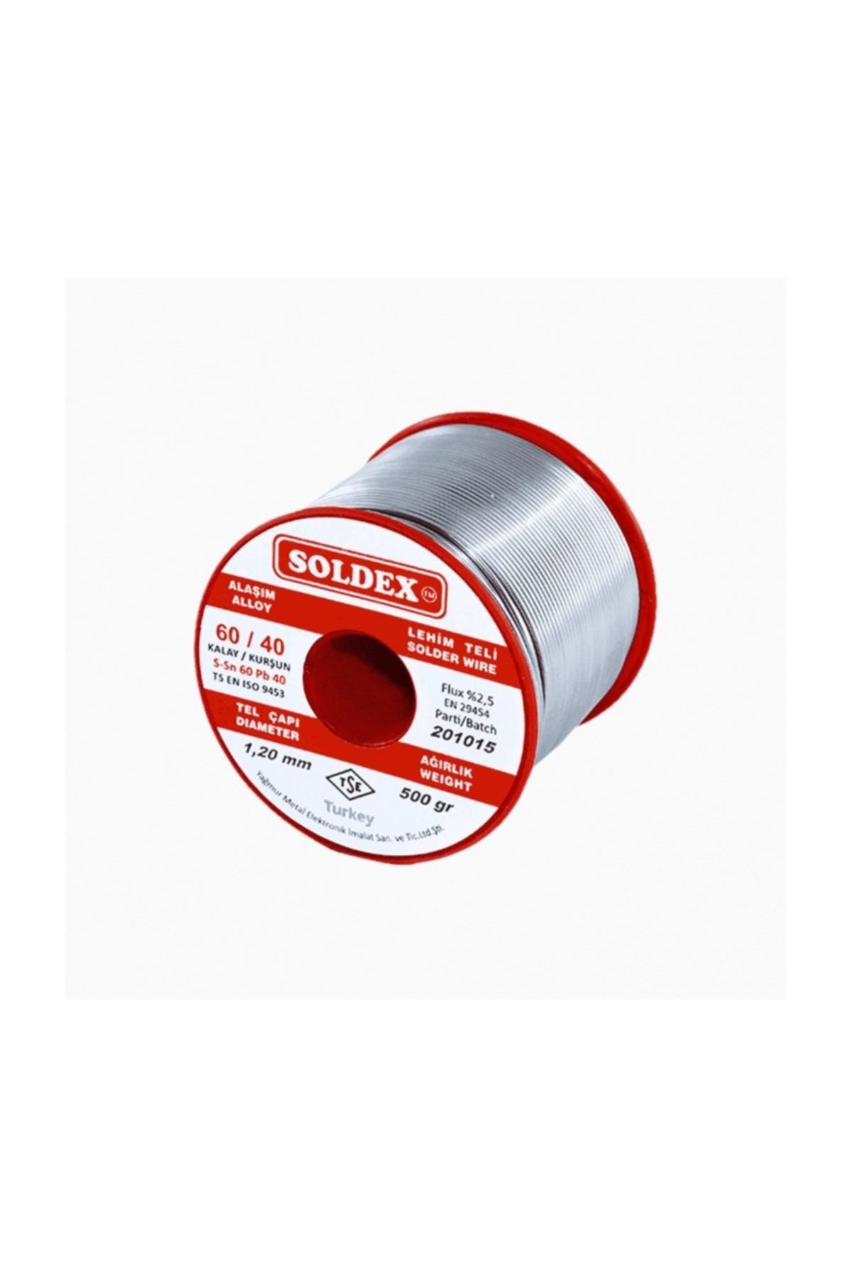 Soldex 1.2mm 500gr Soldex Lehim Teli Sn 60 Pb 40