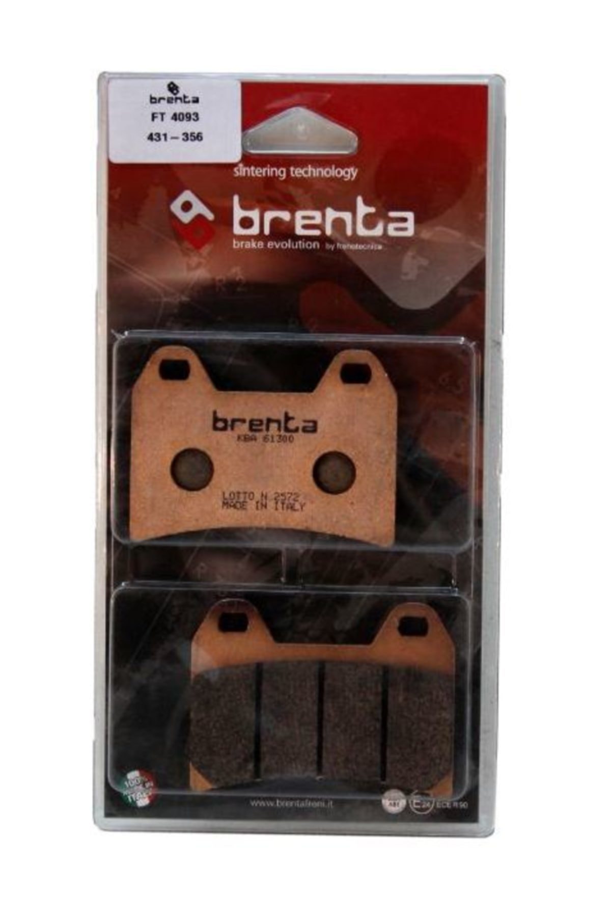 Brenta Ducati Monster 1100 Disk  Sinter Metal Fren Ön Balata (2009-2010)