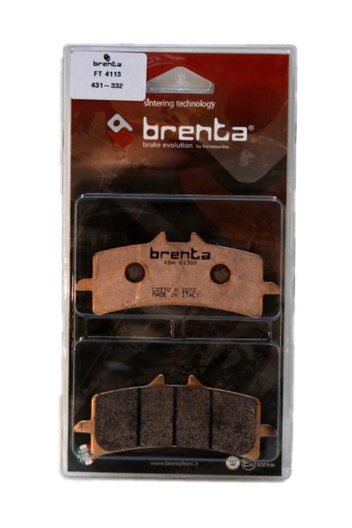 Brenta Ducati Streetfıghter 1100 Disk  Sinter Metal Fren Ön Balata (2009-2013)