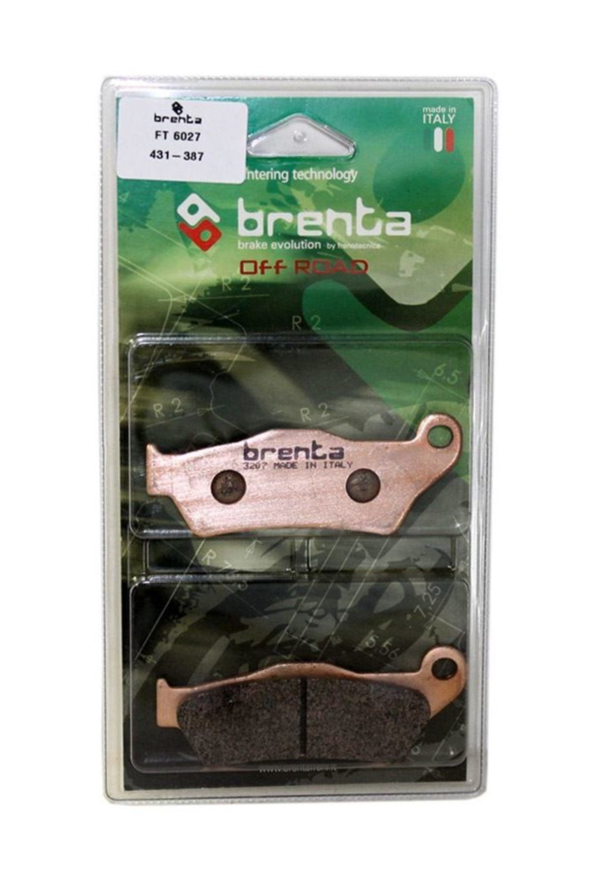 Brenta Bajaj Pulsar 200 Ns Disk  Sinter Metal Off-road Fren Ön Balata (2014-2016)