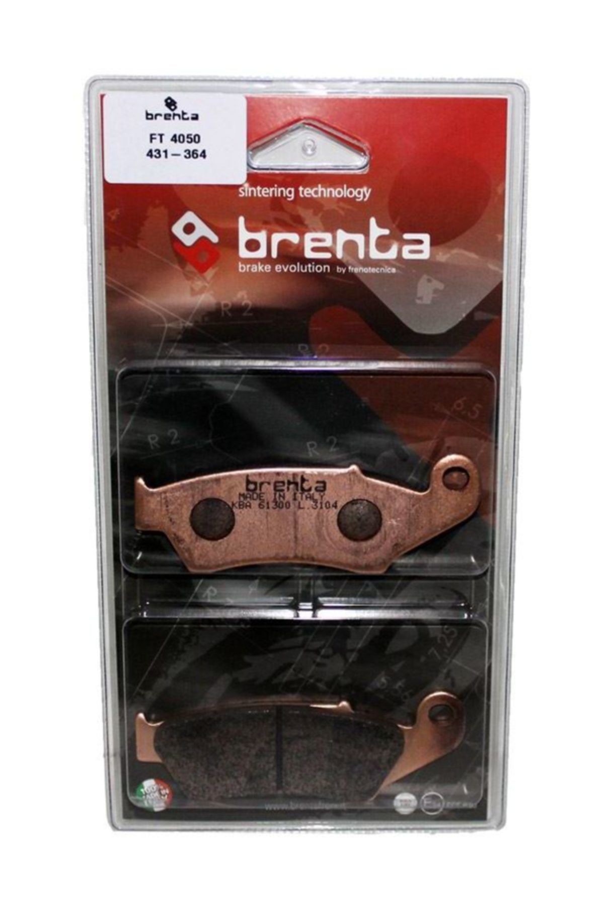 Brenta Honda Crf 250 X Disk  Sinter Metal Fren Ön Balata (2008-2011)