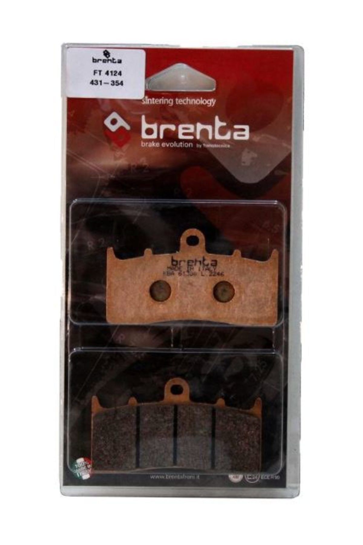 Brenta Bmw R 1150 Gs Disk  Sinter Metal Fren Ön Balata (2001-2003)