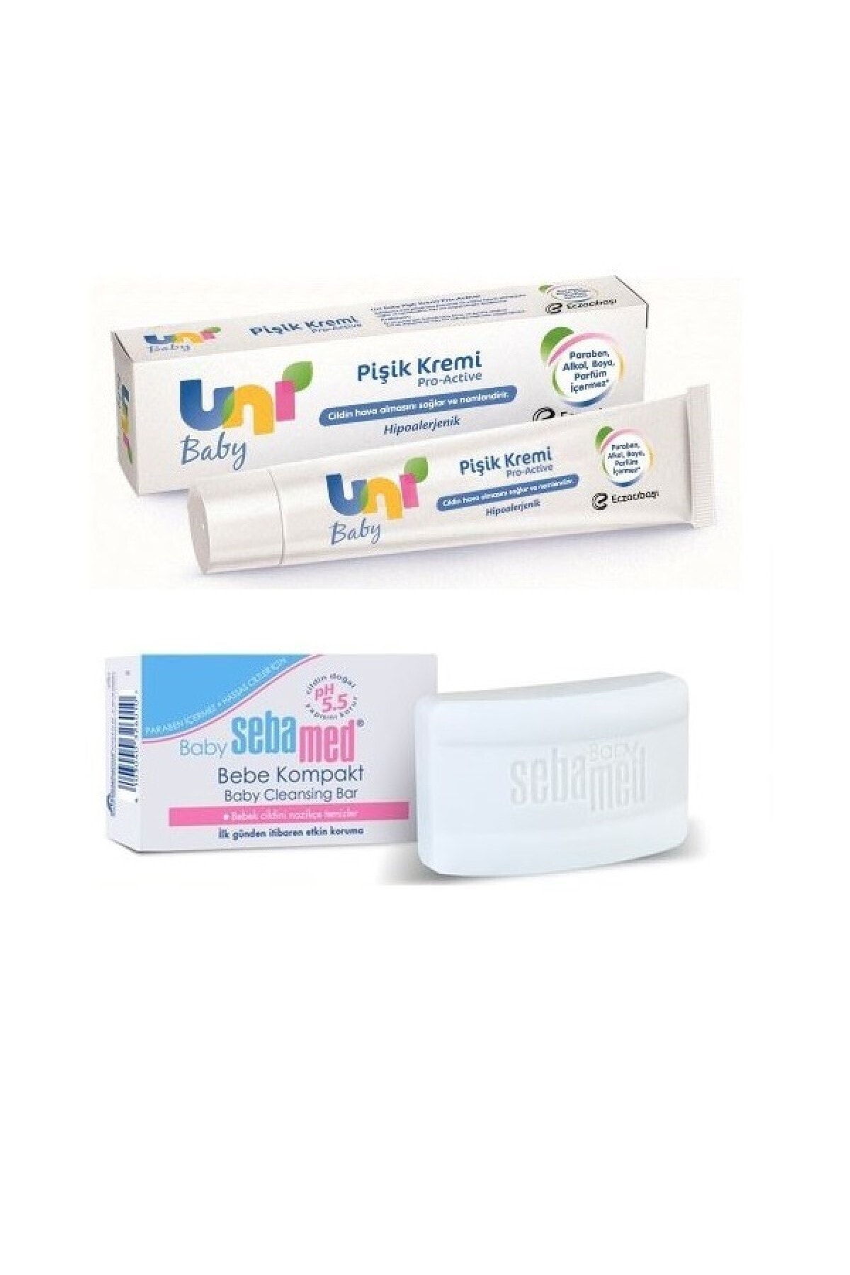 Uni Baby Bebek Pişik Kremi 30 Gr+bebek Sabunu 100 Gr