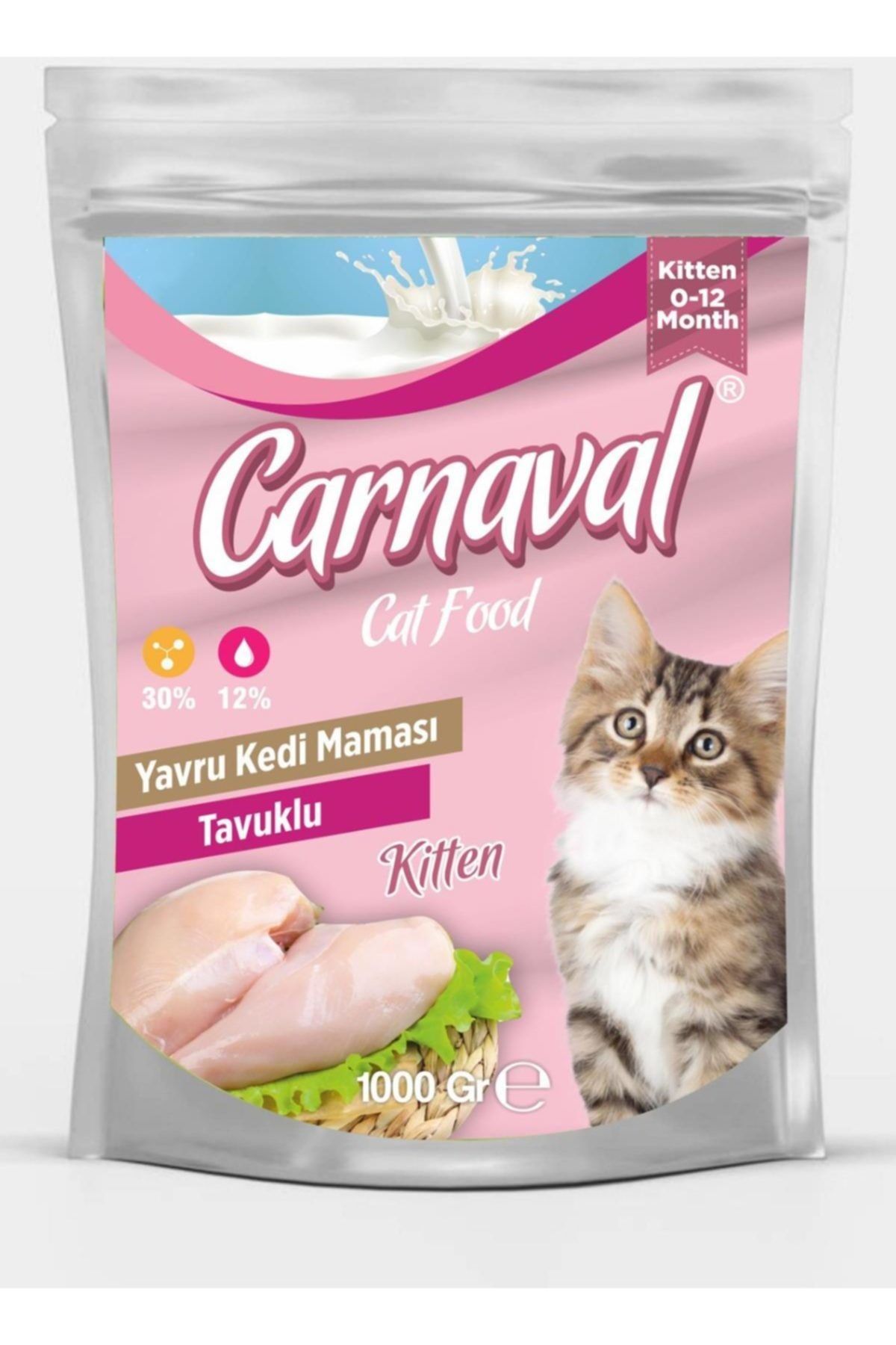 carnaval yavru kedi mamasi 1 kg x 2 adet fiyati yorumlari trendyol