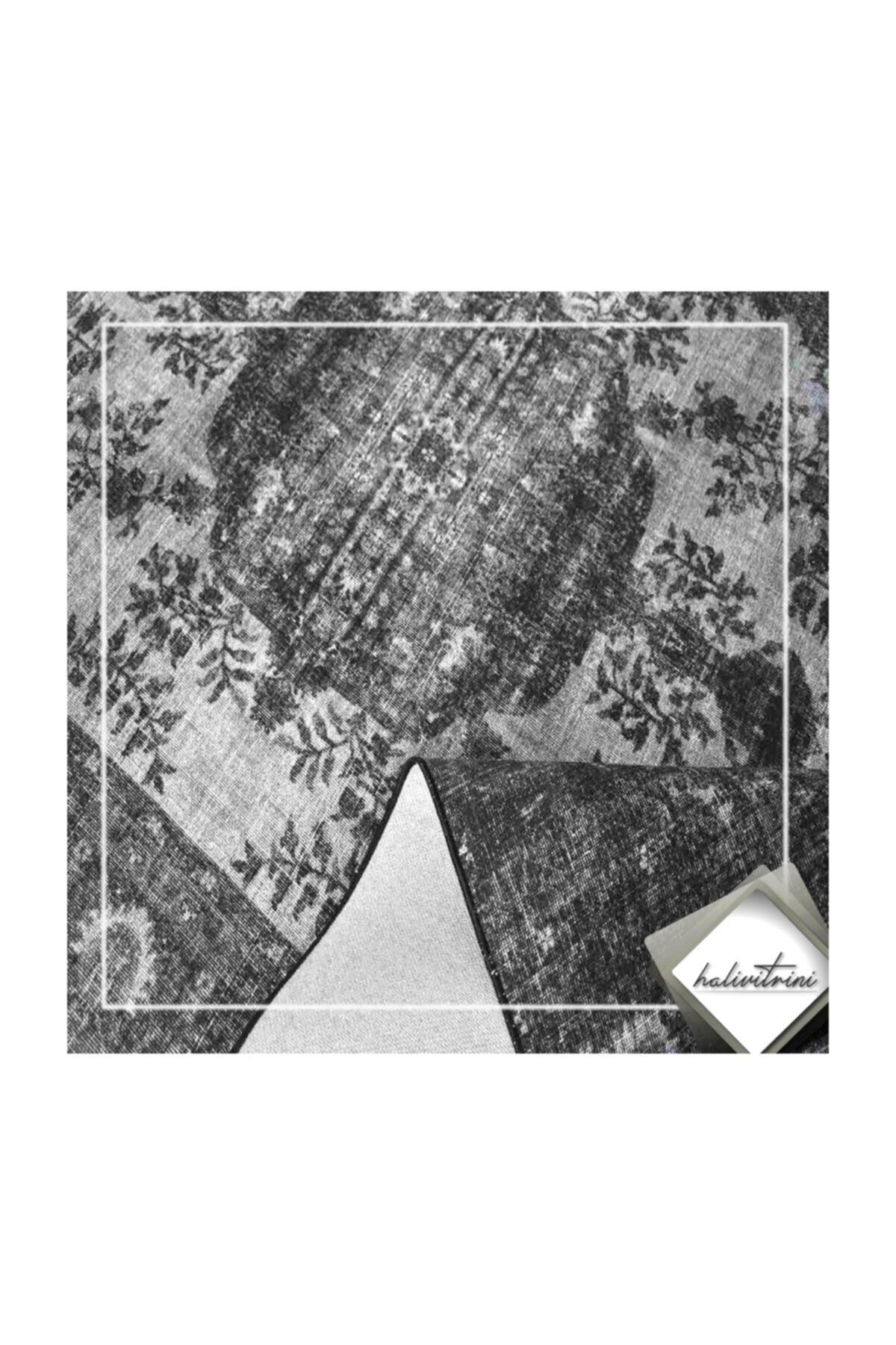 CREA Yolluk Halı 77x300 Mira Kilim 2104sy Siyah