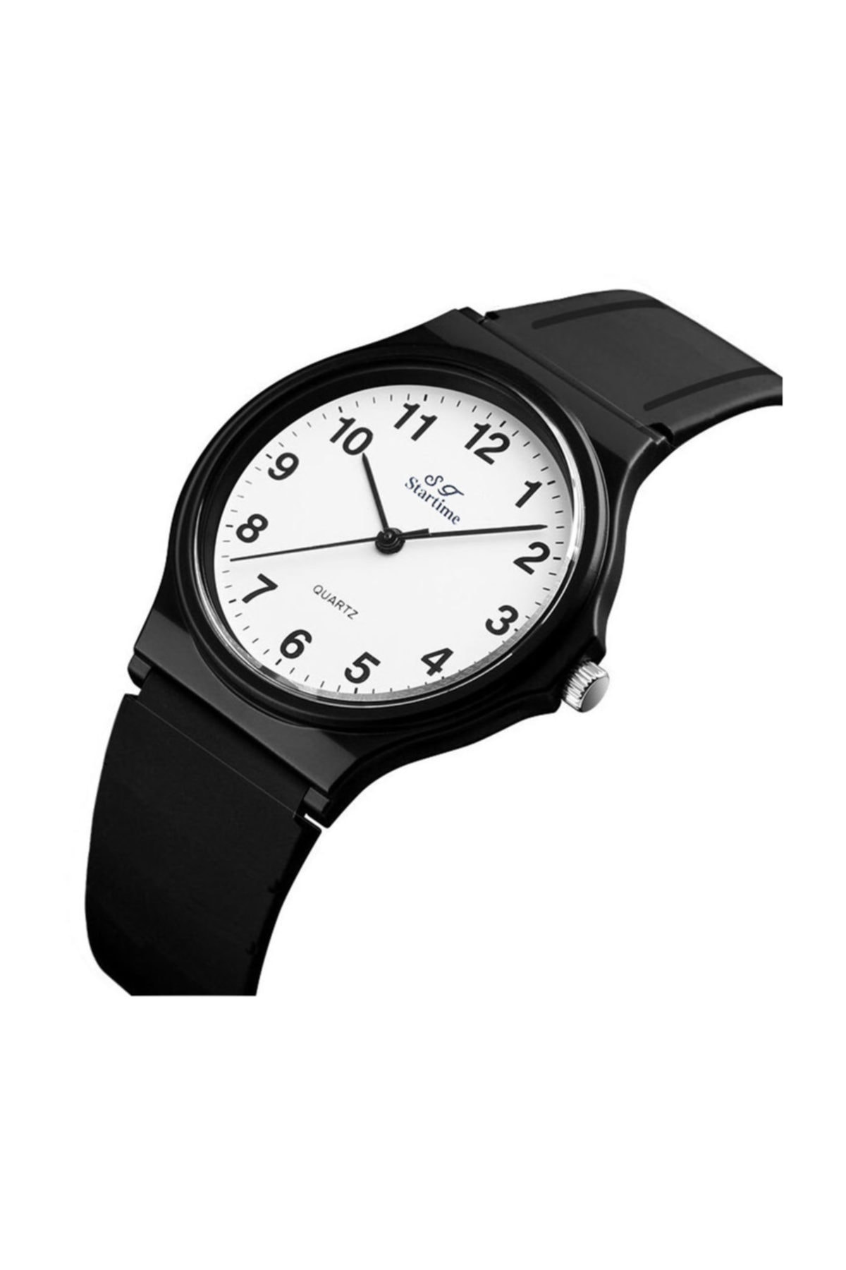 startime siyah klasik su gecirmez kolay okunur plastik erkek kol saati fiyati yorumlari trendyol