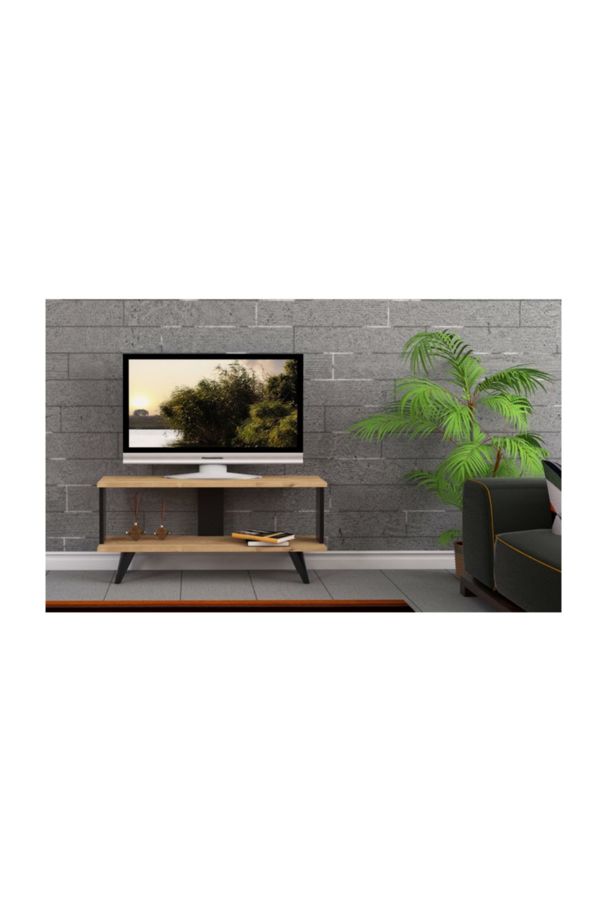 cantek Light Tv Ünitesi Safir-siyah
