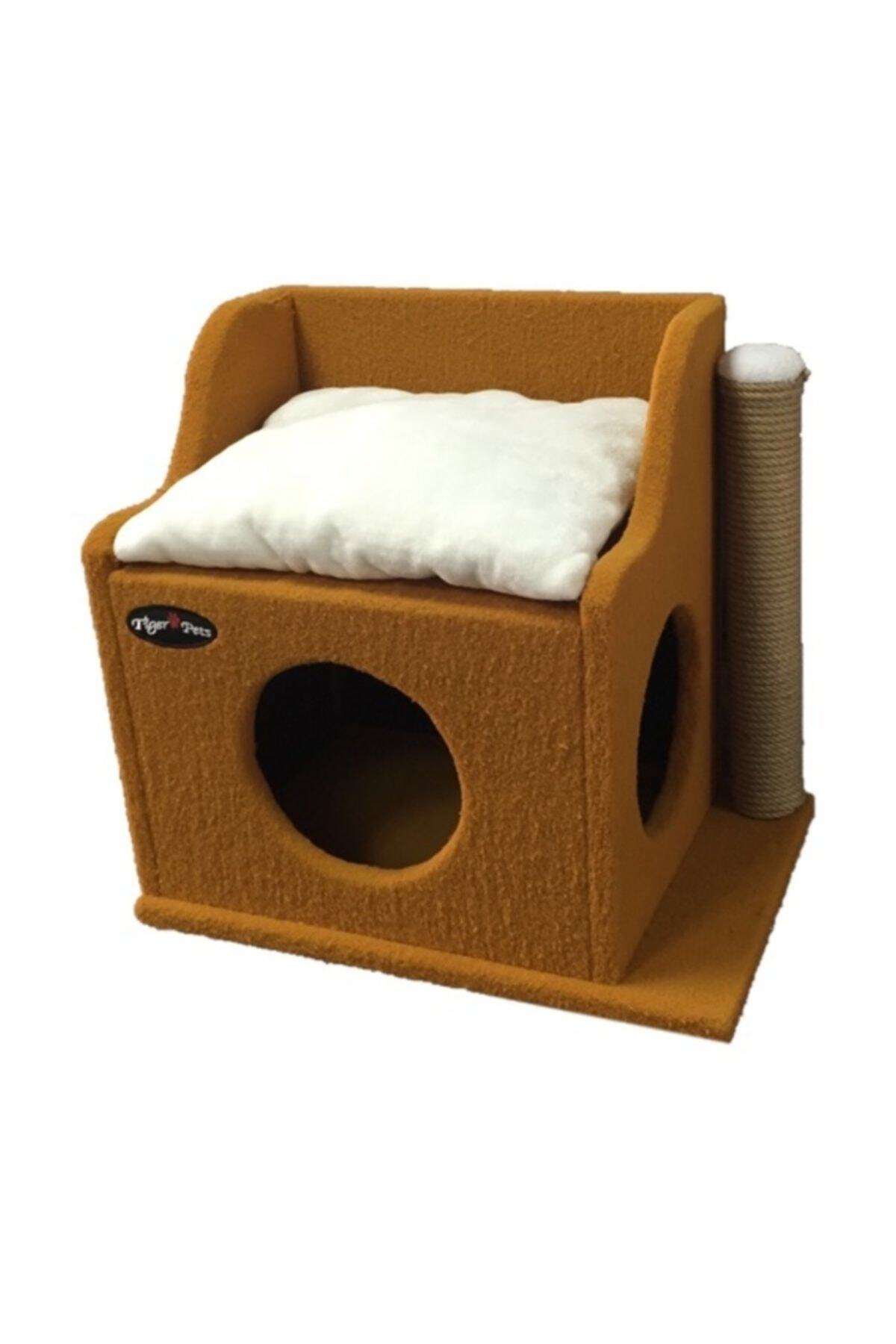 Tiger Pets Kedi Tırmalama Evi Hardal
