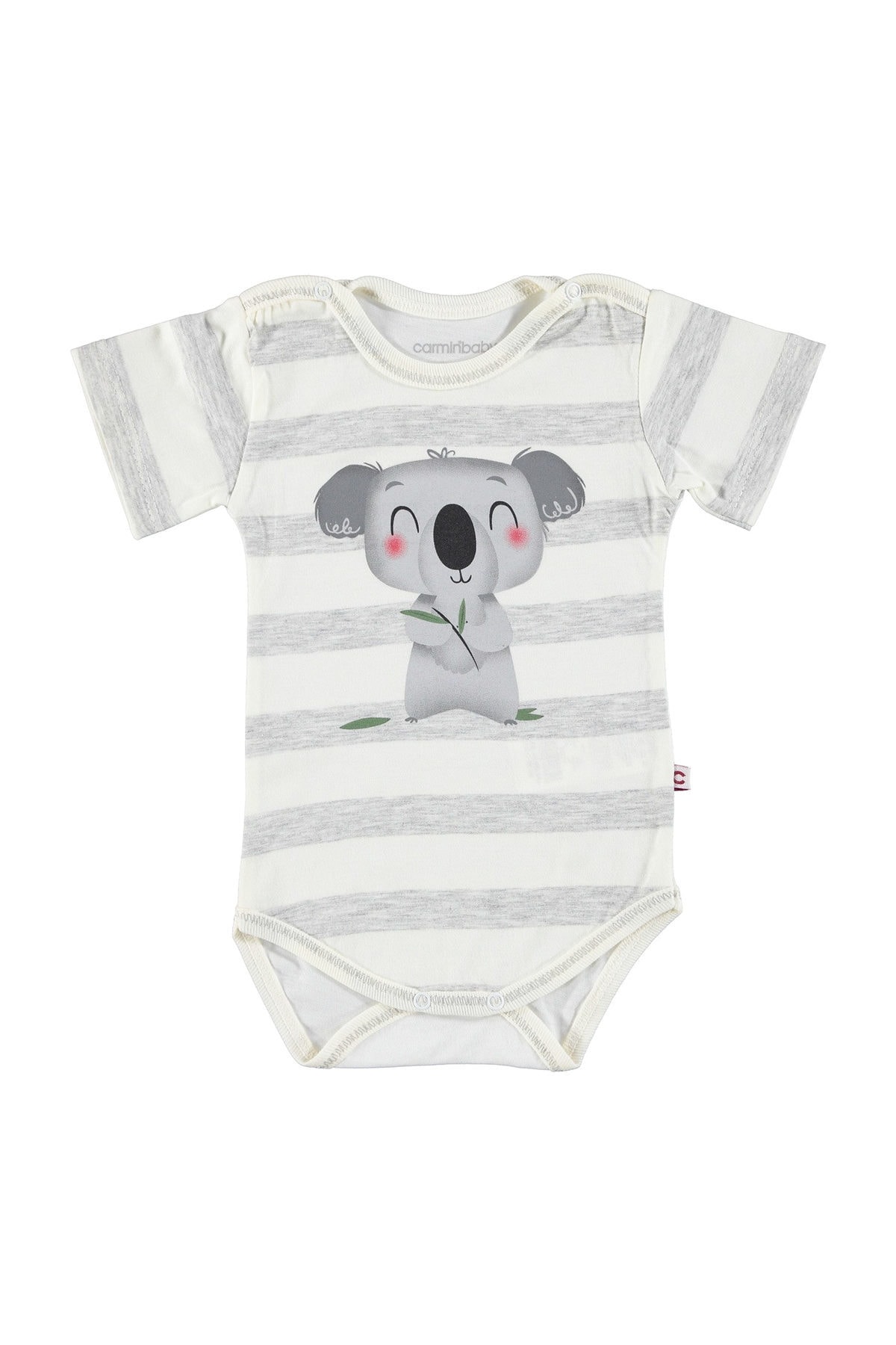 Carmin Baby Koala Baskili Suprem Erkek Bebek Kisa Kol Body Fiyati Yorumlari Trendyol
