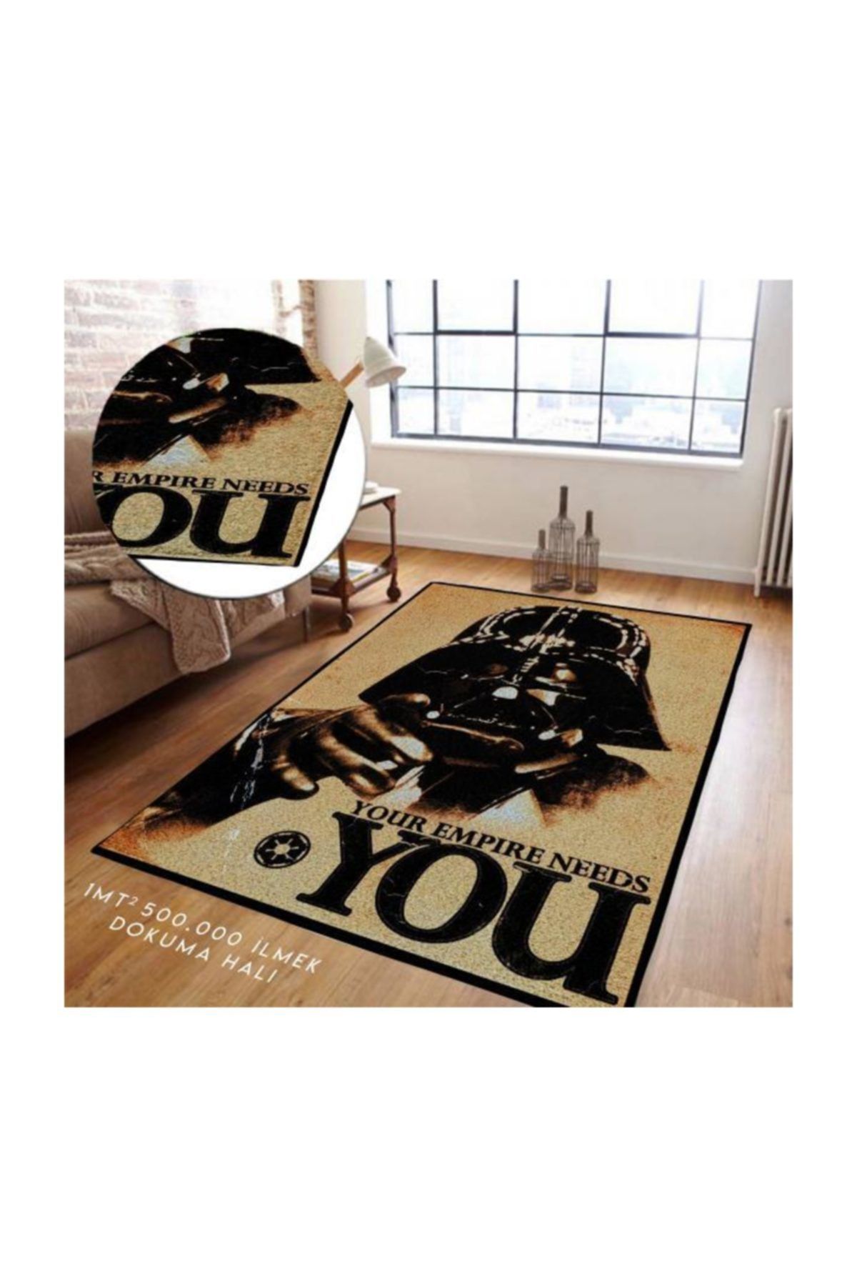 Herms Veronya Starwars Desen,dokuma Halı,kalın Çocuk Odası Halısı
