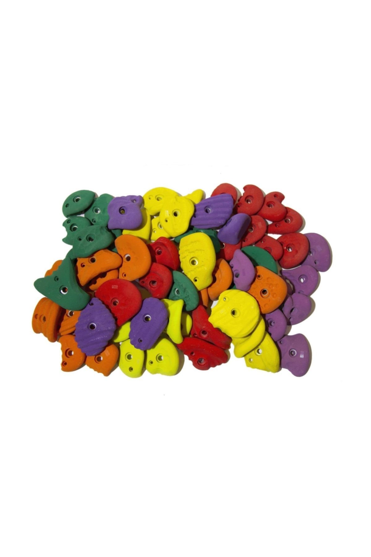 Kandi Tırmanma Duvarı Tutamak Seti 25 Adet Karışık L Ve M