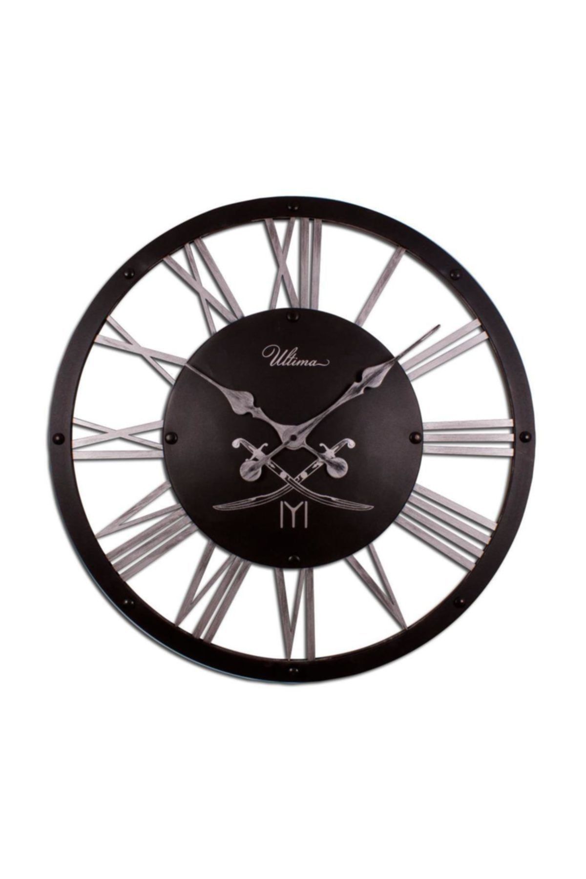 Ultima Regal 2678 Bs2 Kayı Damgalı Iskelet Ferforje Duvar Saati 56 cm