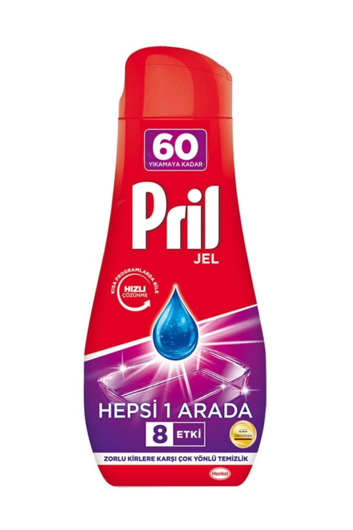 Pril Hepsi Bir Arada Jel 60 Yıkama 1.080 ml