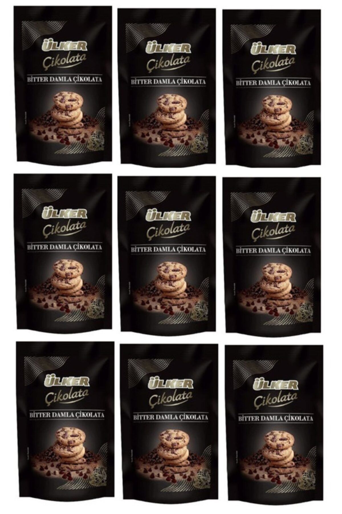 Ülker Damla Bitter Çikolata 150 Gr X 9 Adet