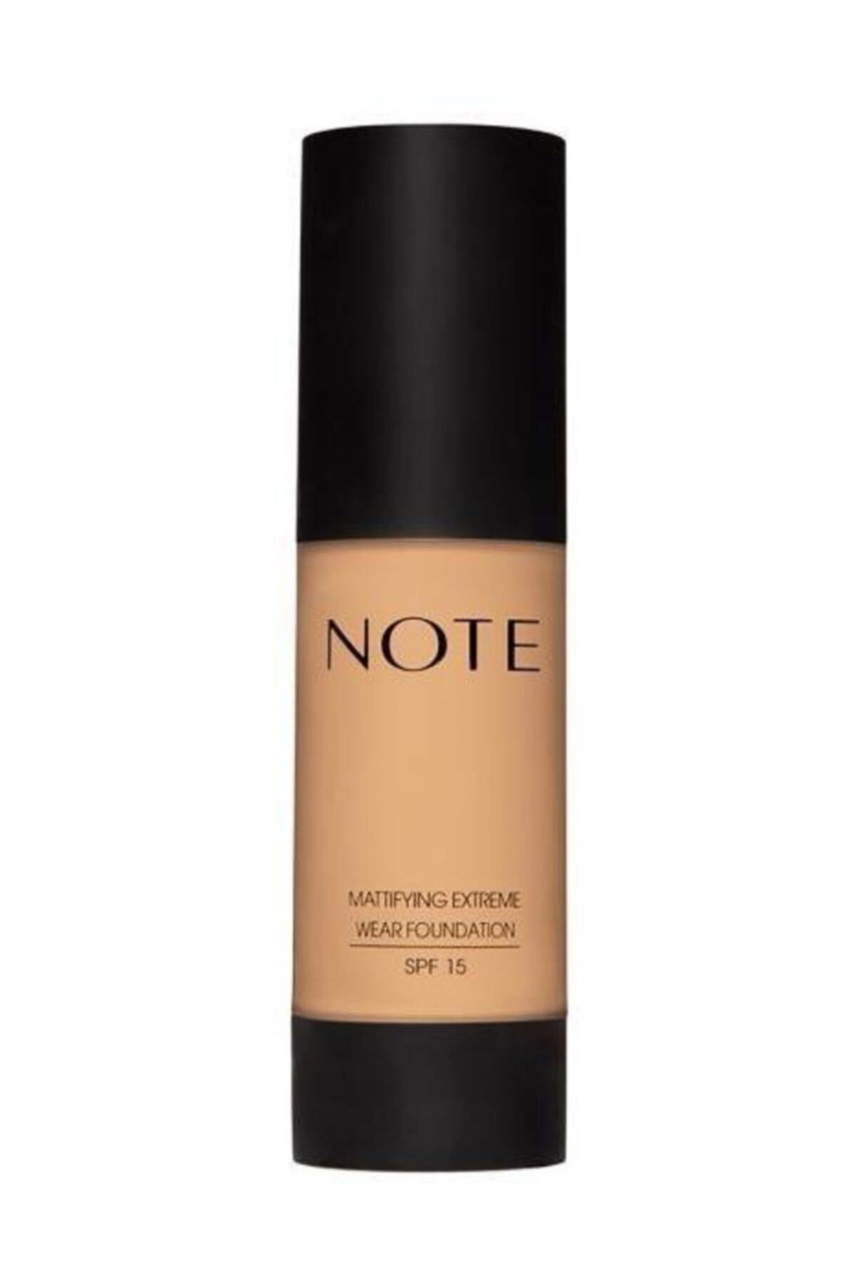 NOTE Mattifying Extreme Wear Fondoten 03 Bej Mediu