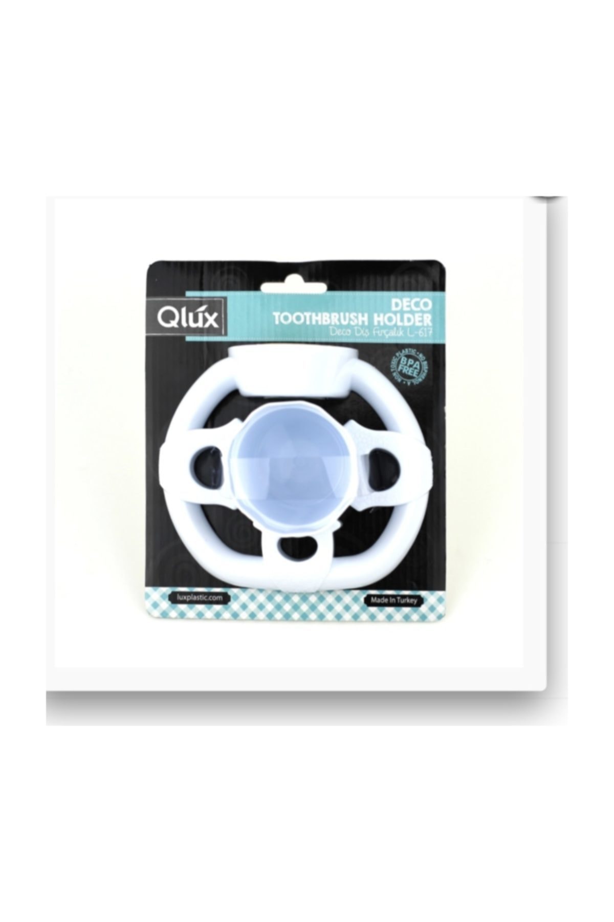 Qlüx Askılı Yapıştırma Diş Fırçalık