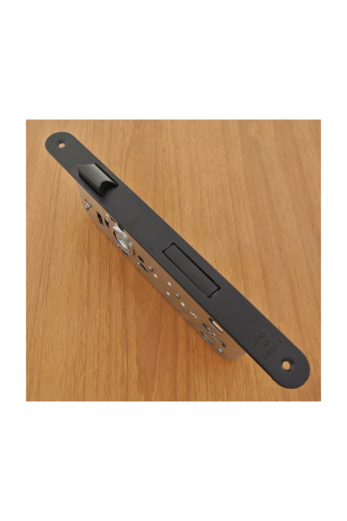 Azimkar Hırdavat Siyah Rulmanlı Oval Oda Kilidi 40 Mm