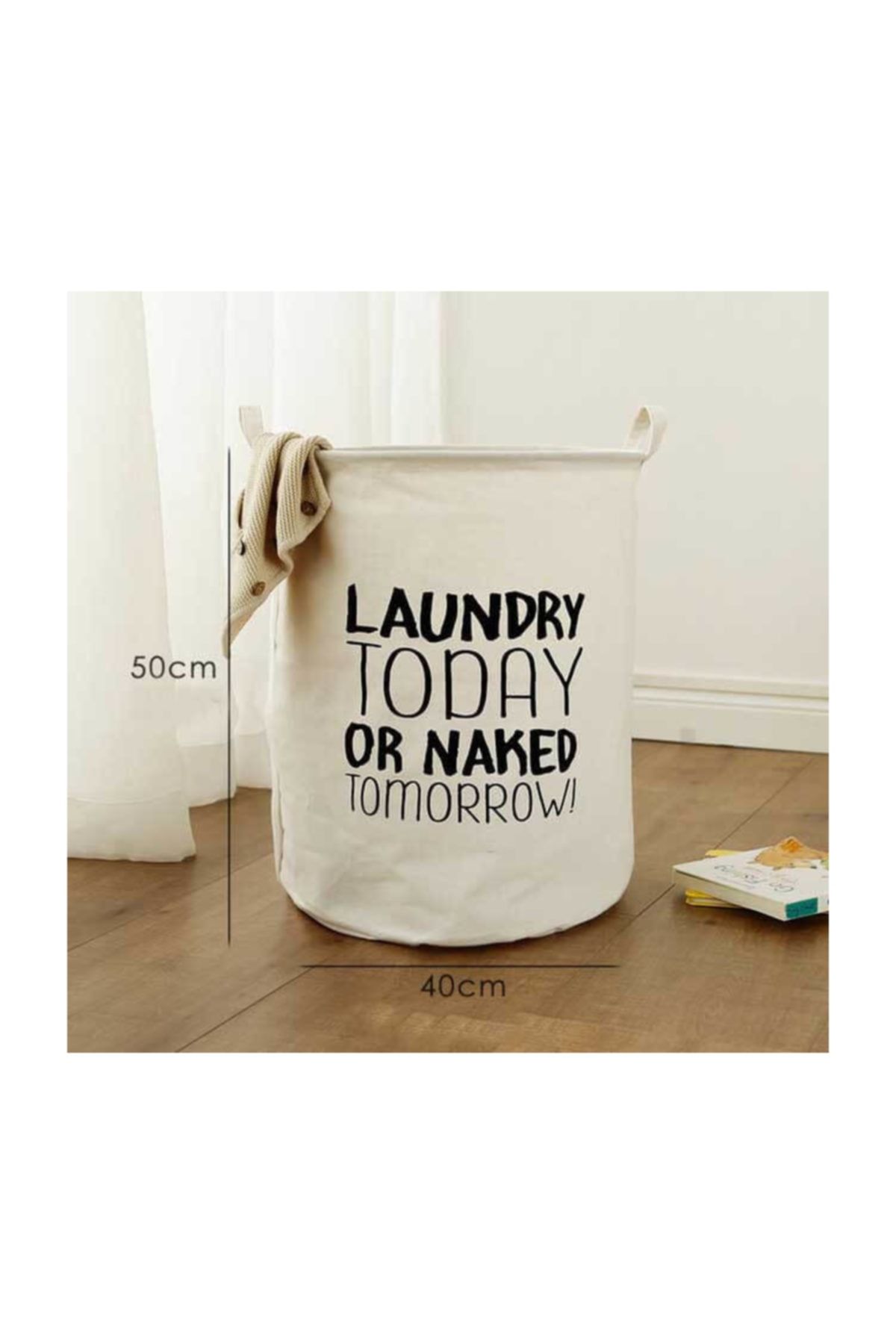 LYN HOME & DECOR Laundry Today Çok Amaçlı Sepet 40x50