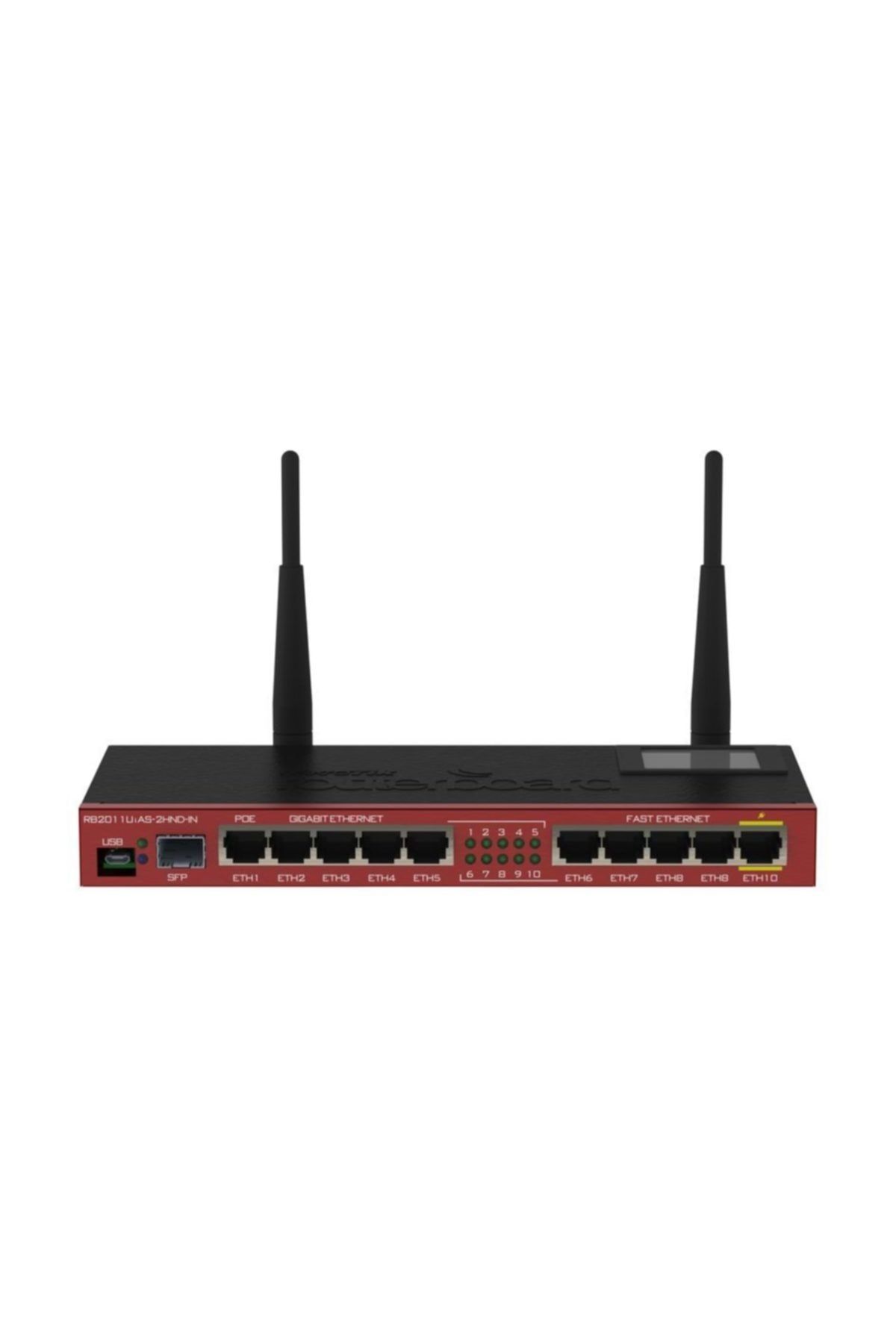 MIKROTIK Mikrotik Rb2011uias-2hnd-ın, 5xlan,5xgbit Lan,1xsfp, 2.4 Ghz 4dbi Omni Anten, Lcd, L5