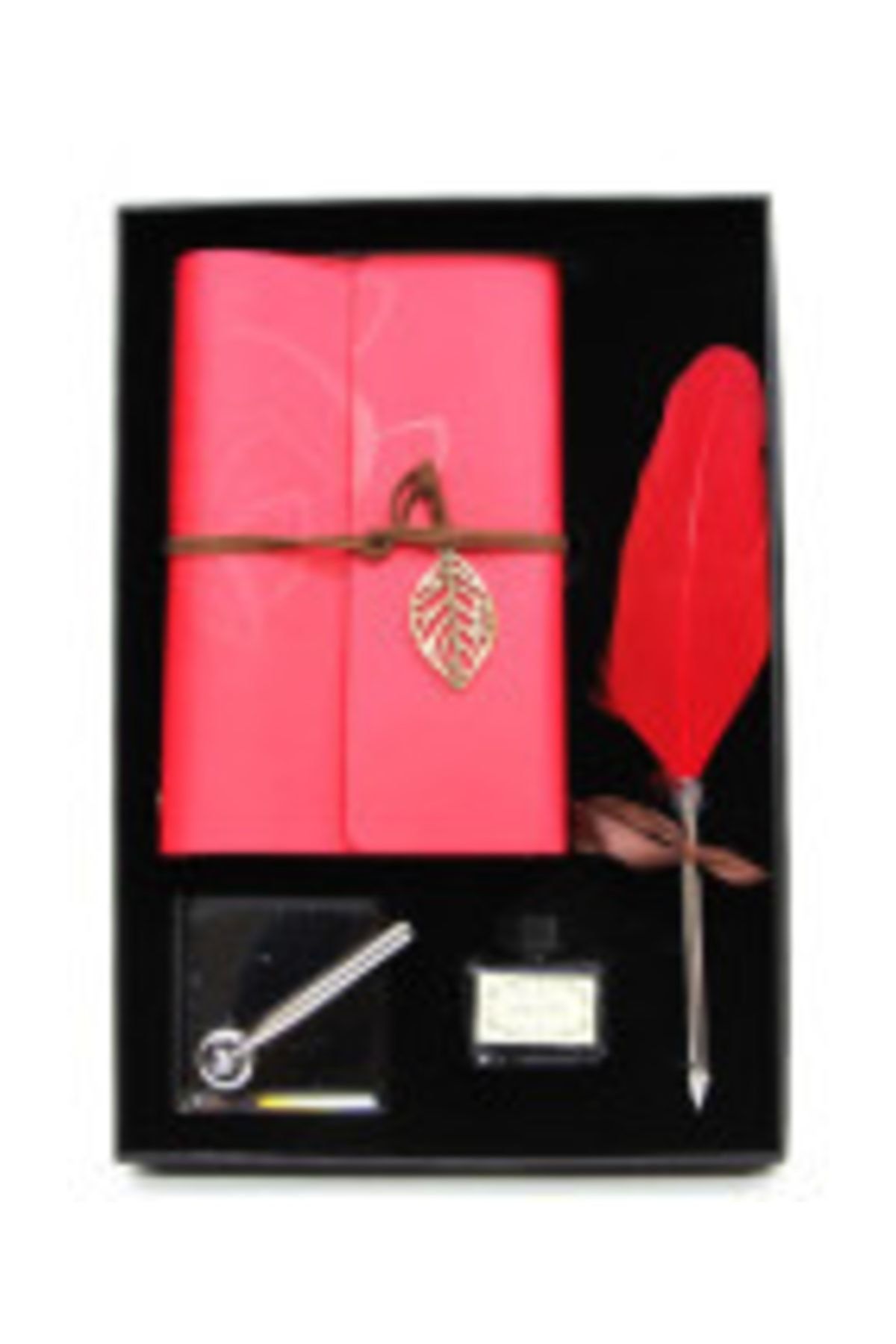 Self Design Divit Hokka Defter Ve Tüylü Kalem Seti