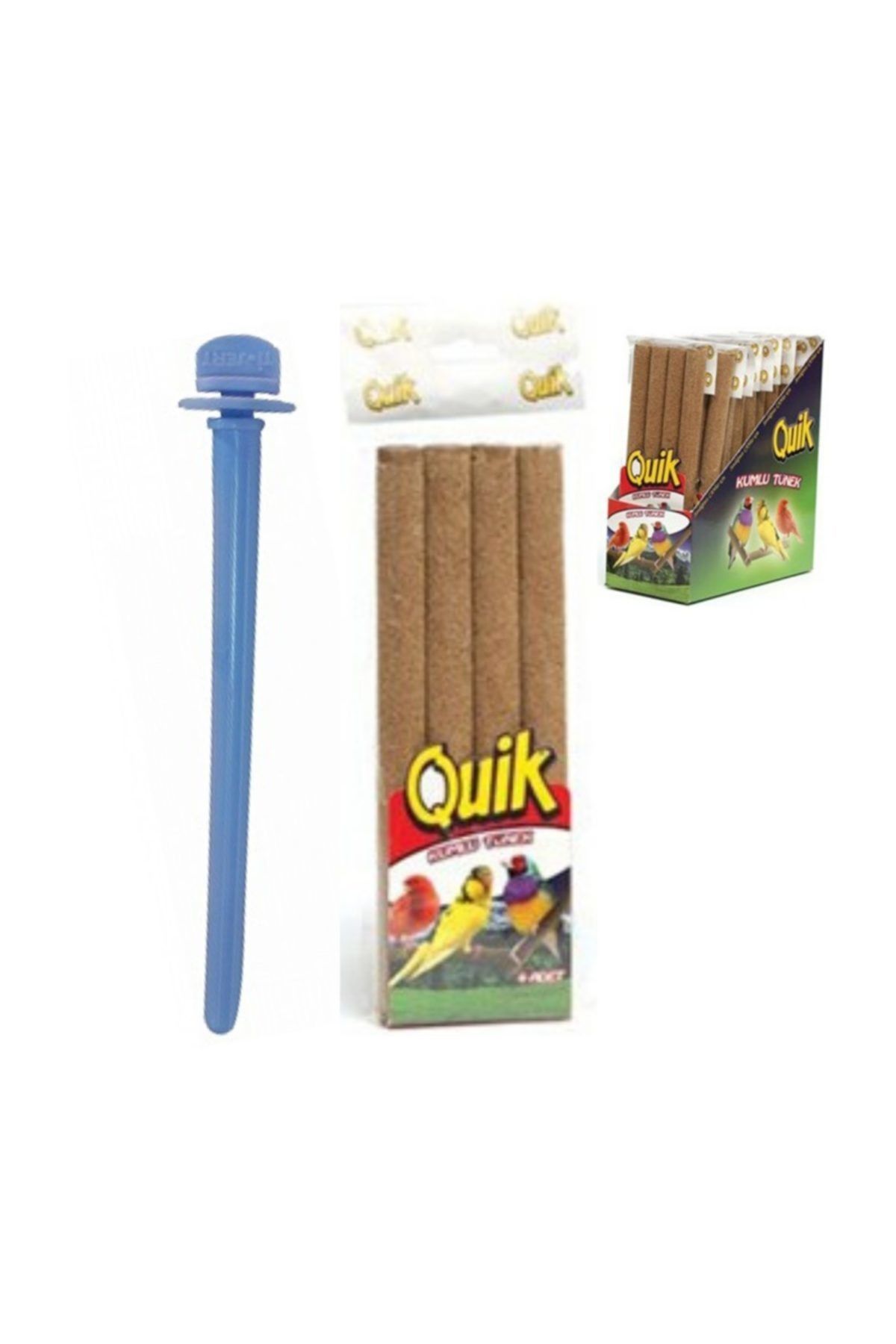 Quik Kumlu Tünek 4'lü (plastik Tünek Hediyeli)