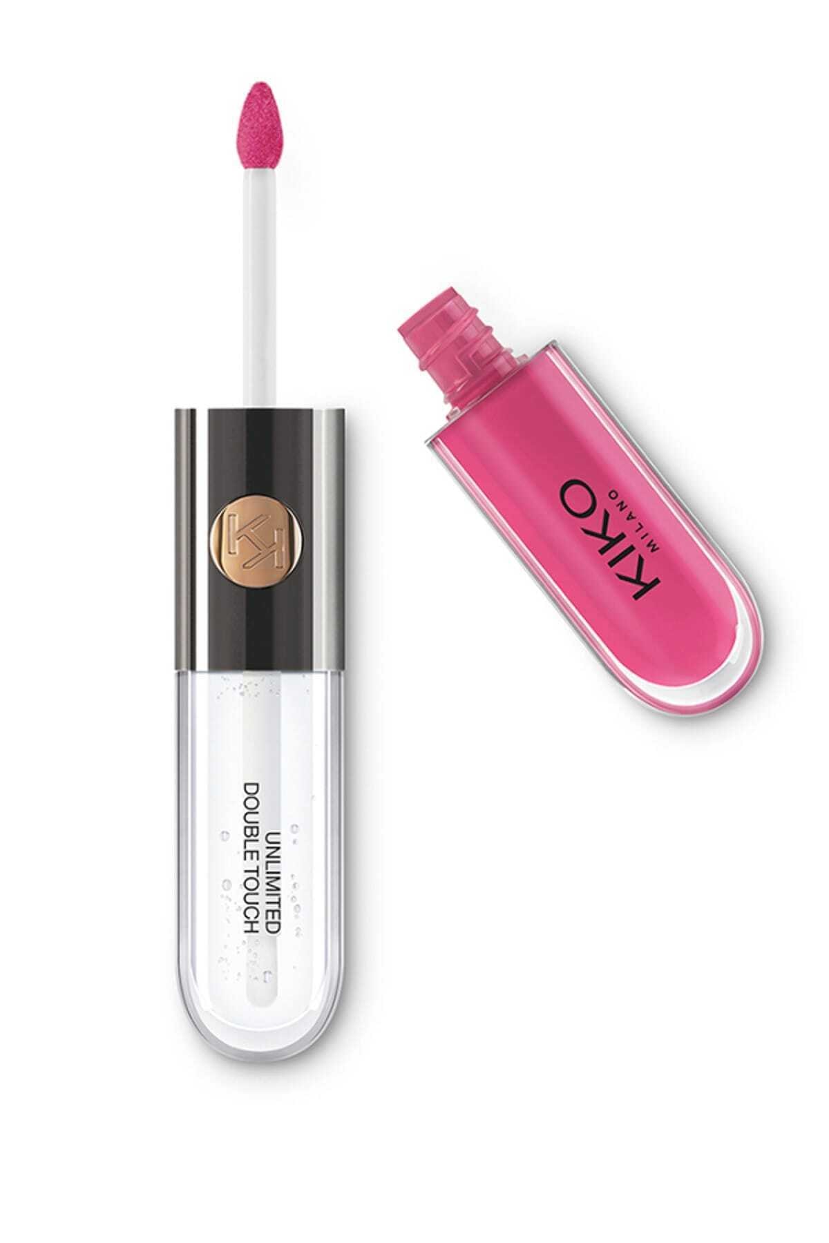 KIKO Parlak Likit Ruj - Unlimited Double Touch 119 Rhododendron Pink 6 ml 8025272623476