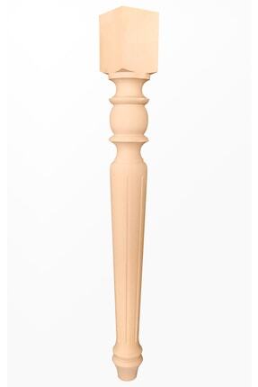 Masa Ayağı - Dresuar Ayağı - Mobilya Ayağı- Ahşap Ayak / Uzunluk: 75 Cm Çap: 7.5 Cm Image 0
