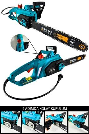 Profesyonel 4200 W Elektrikli Hızar Ağaç Odun Kesme Budama Bıçkı Testeresi Zincirli 40 Cm Pala Image 0