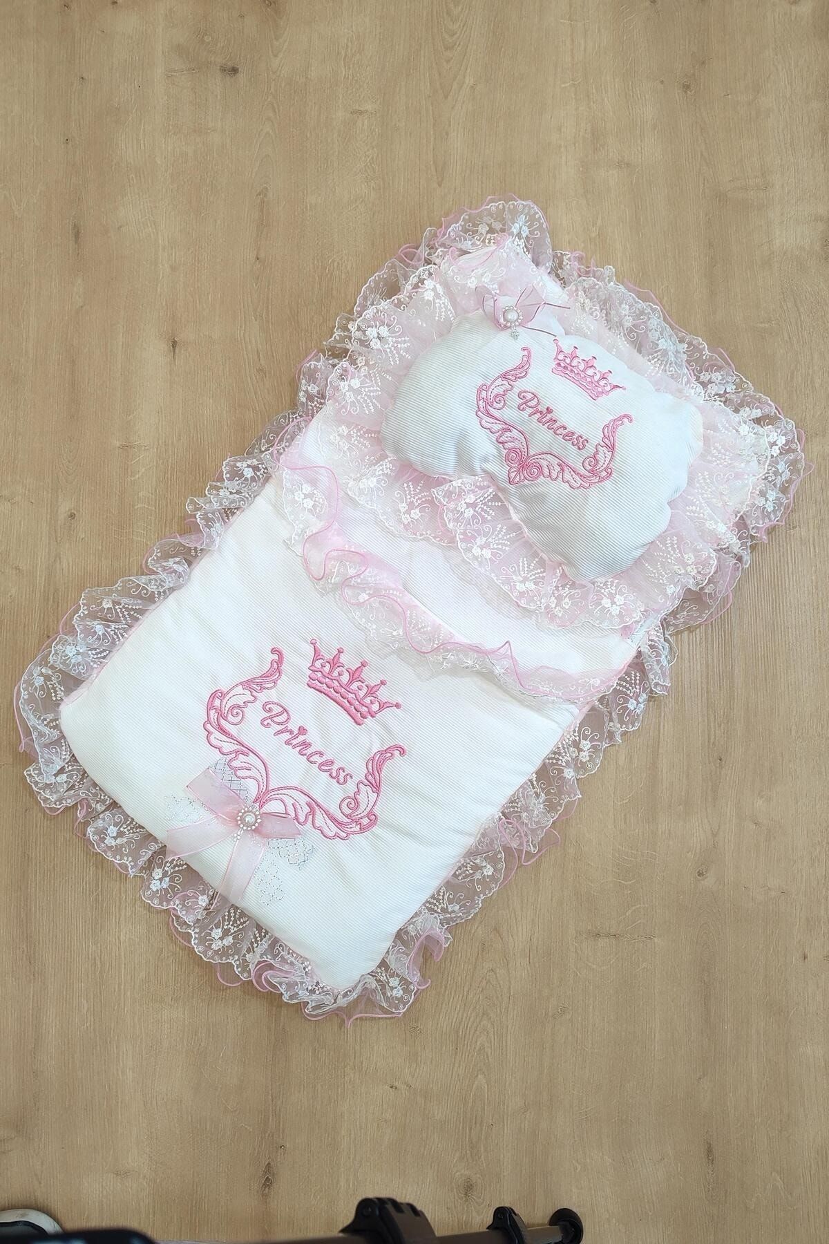 Sitilin Baby Girl Luxury Veil Swaddle Blanket and Lacy Undercover