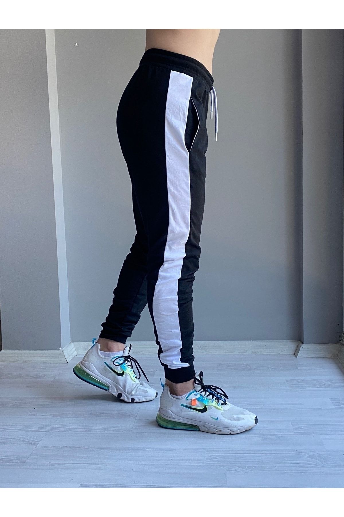 Mens sweatpants with 2024 stripe on side