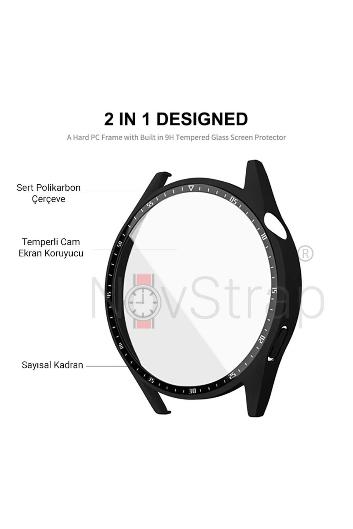  Screen Protector Case Compatible for Huawei Watch GT3