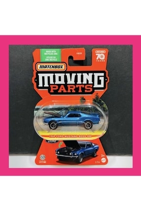 1969 Ford Mustang Boss 302 Moving Parts 70 Years 2/54 Açılır Parçalar Metal Araba FWD28 Image 0
