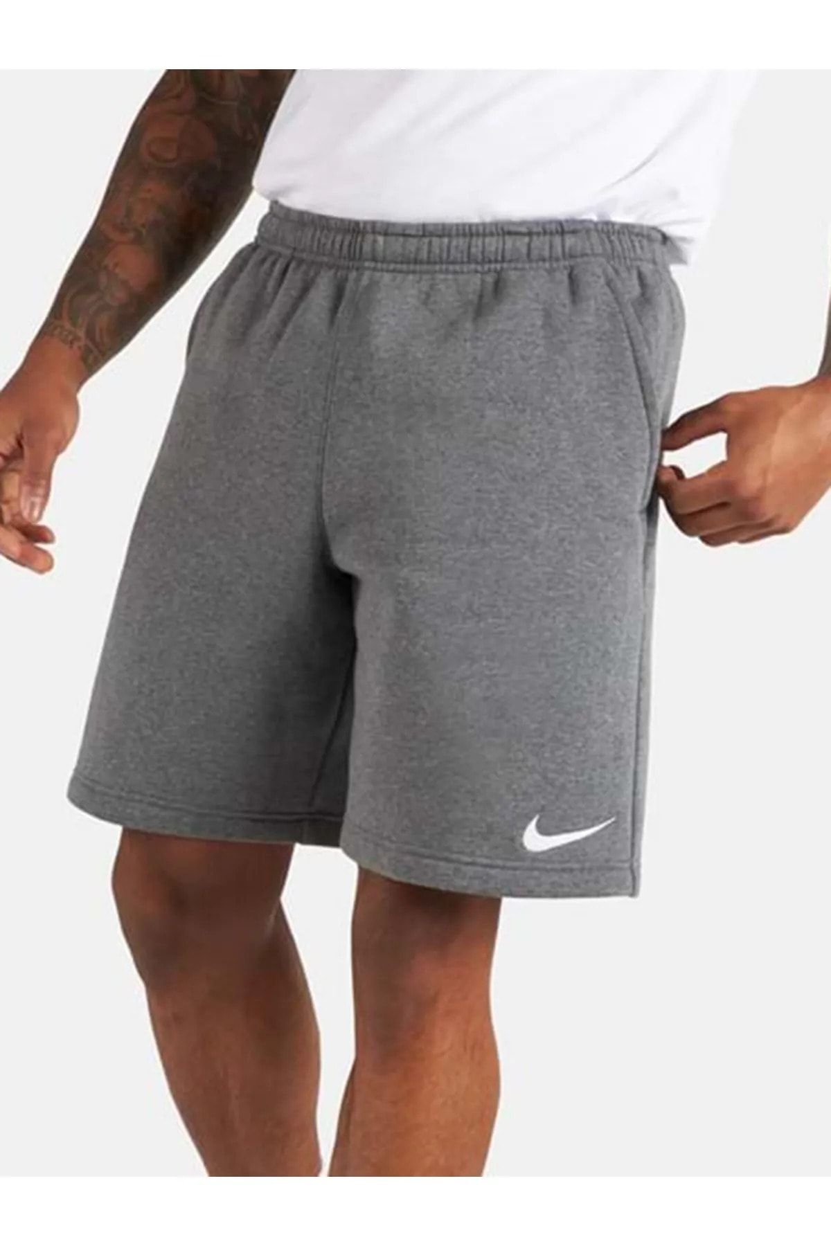 grey cotton nike shorts