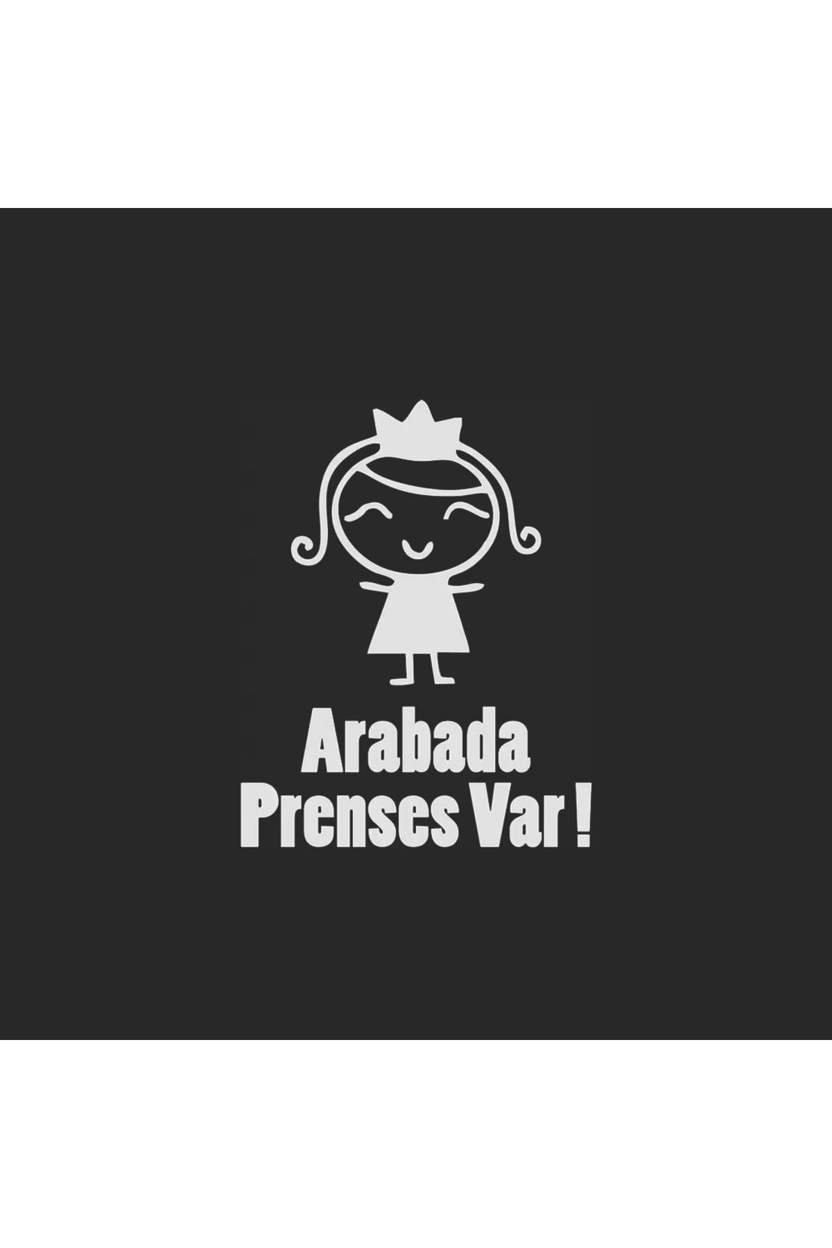 Arabada Prenses Var Araba Motosiklet Laptop Duvar Uyumlu Folyo Sticker  12x15 Cm - تهران دیول