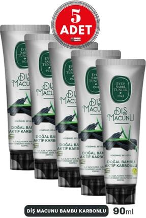 Doğal Bambu Karbonlu Diş Macunu 90 ml 5 ADET Image 0