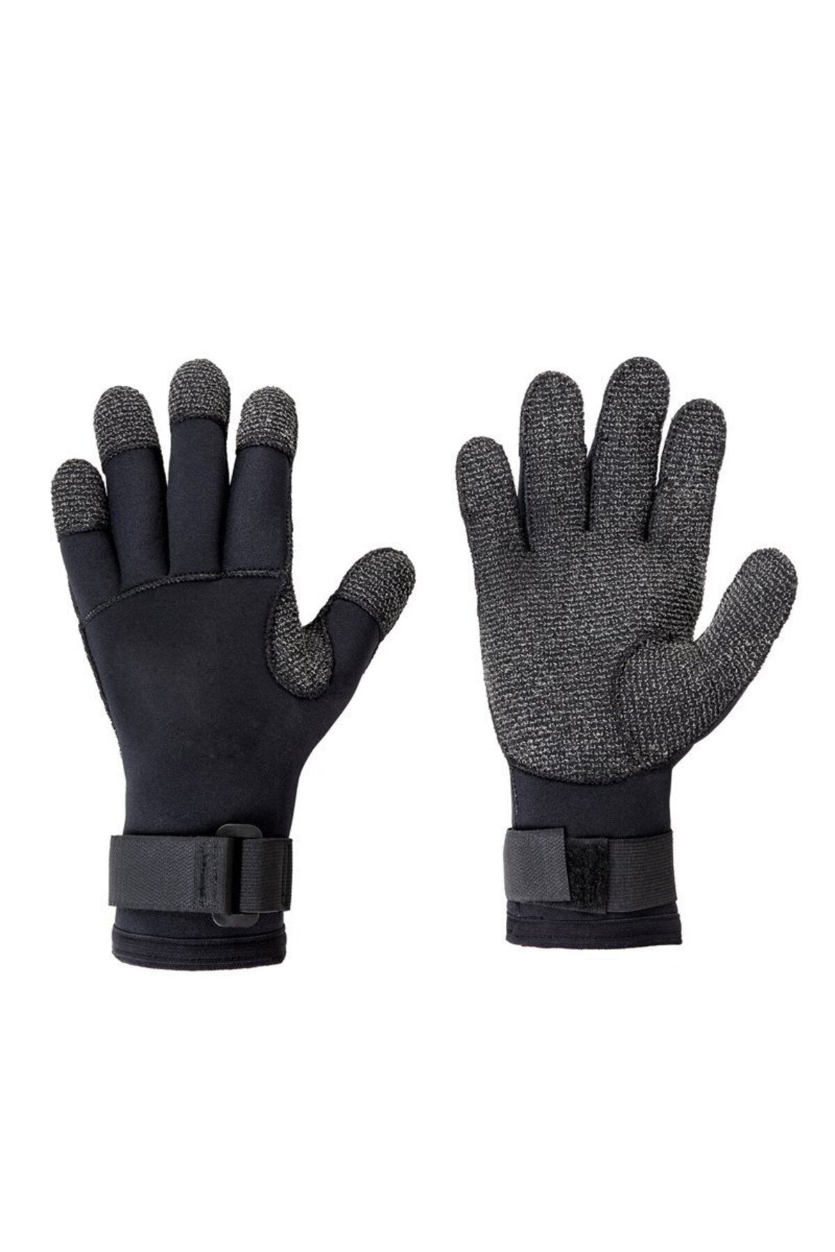 Gray shop winter gloves
