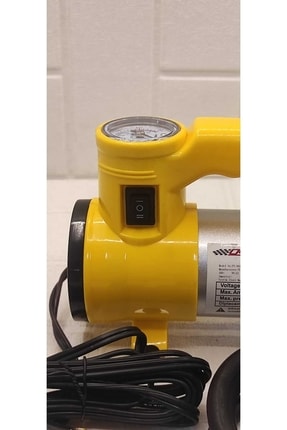 Oto Araç Kompresörü Hava Pompası Işıklı 12v Çakmaklik Girişli Hava Kompresörü Image 3