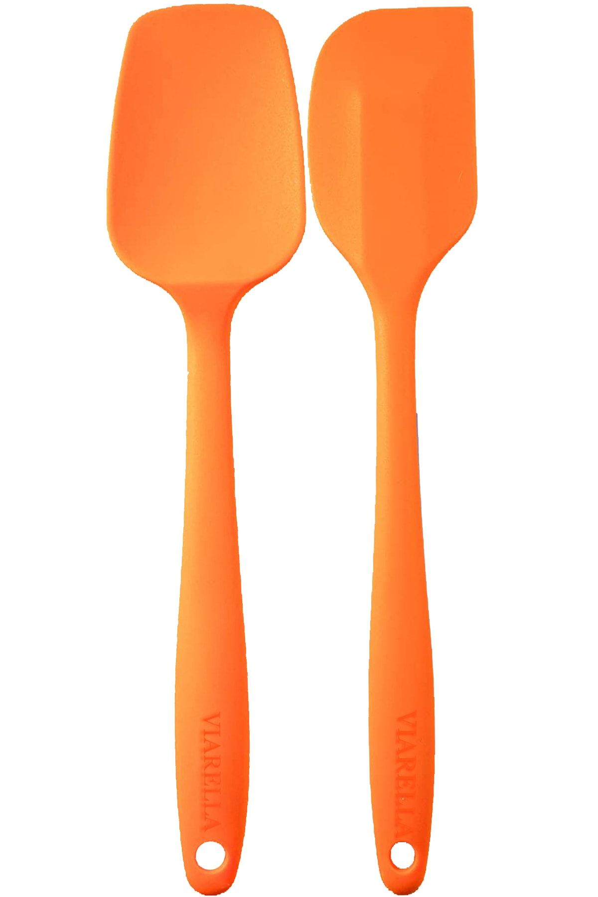 Orange silicone sale spatula