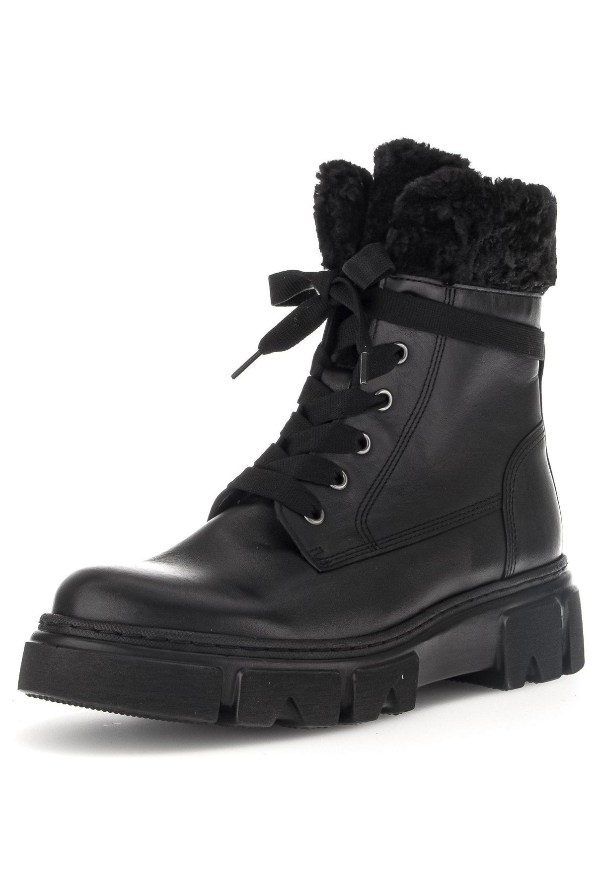 Gabor Ankle Boots Black Flat Trendyol