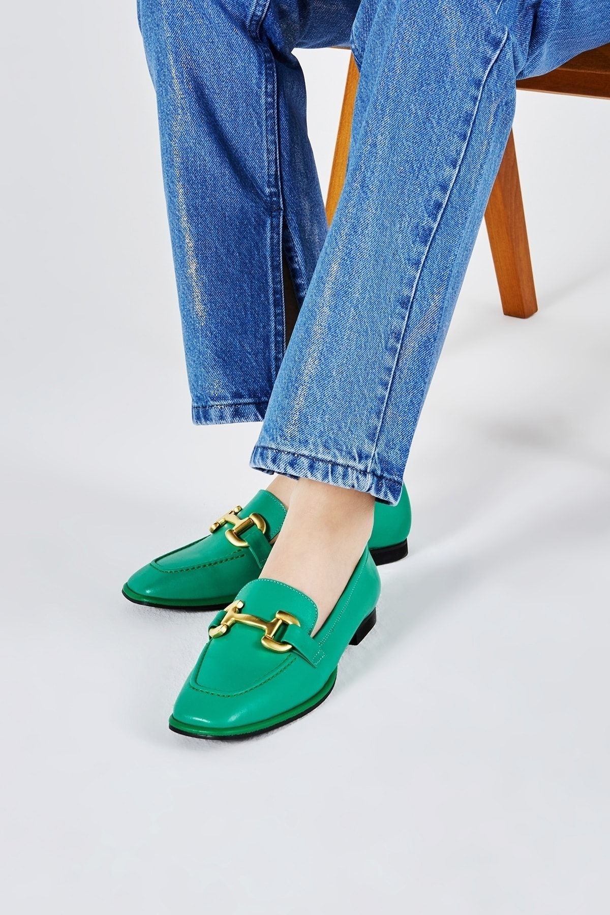 Emerald green hotsell loafers womens