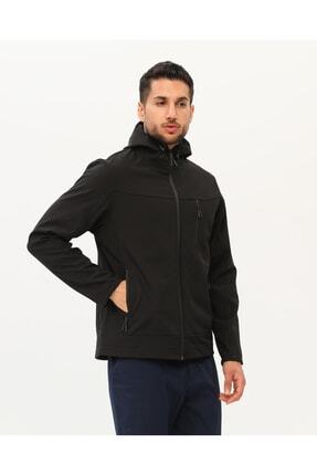 Store SoftShell Unisex Siyah İçi Polarlı Rüzgar Ve Su Geçirmez 3. Cepli Outdoor Mont Image 0